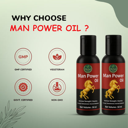 MAN POWER OIL (Pack Of 2)
